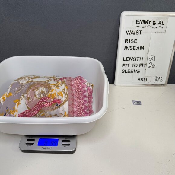 Free People Catch Me If You Can Button Front Blouse Size M Pink Floral Boho EUC - Picture 8 of 11